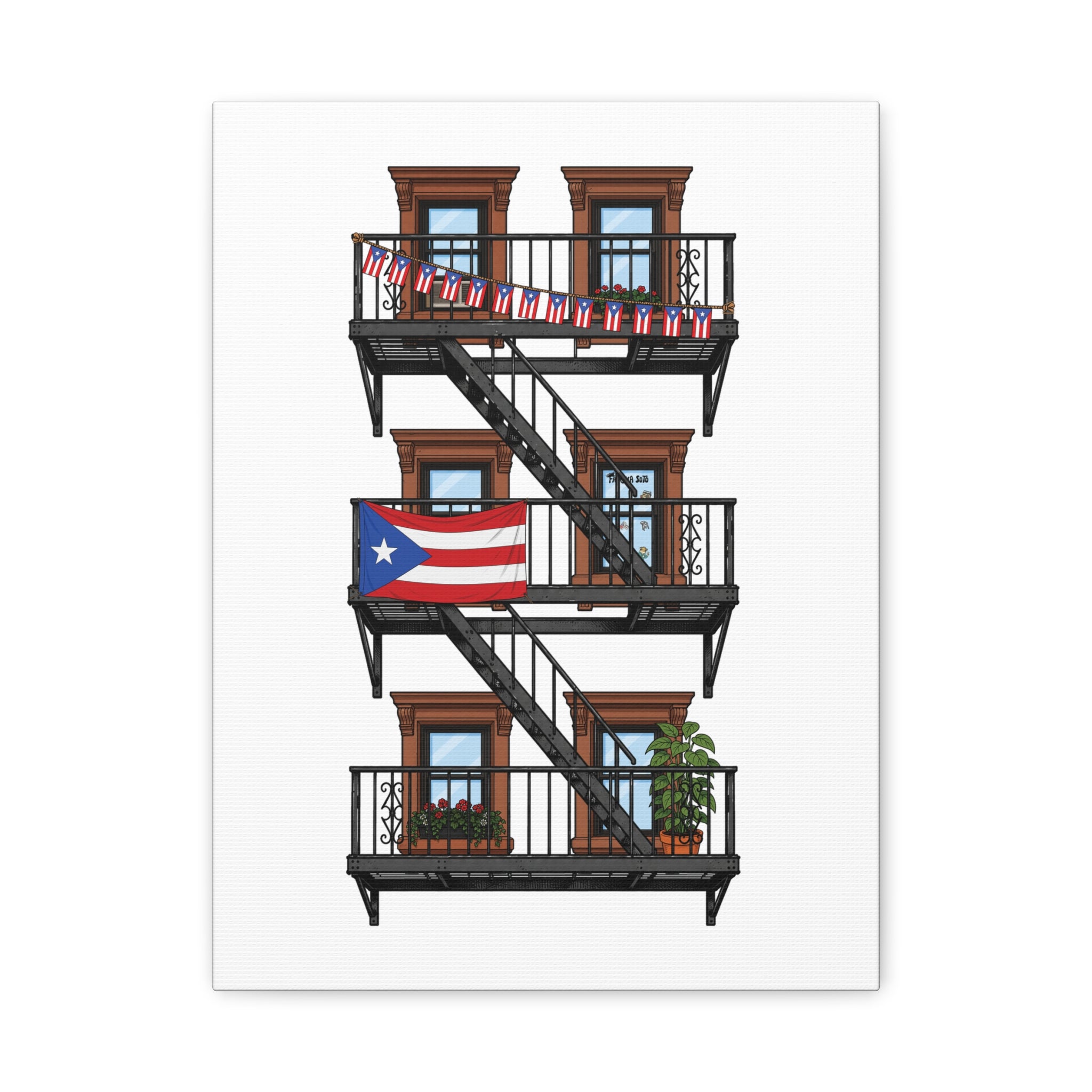 The Fire Escape | Canvas
