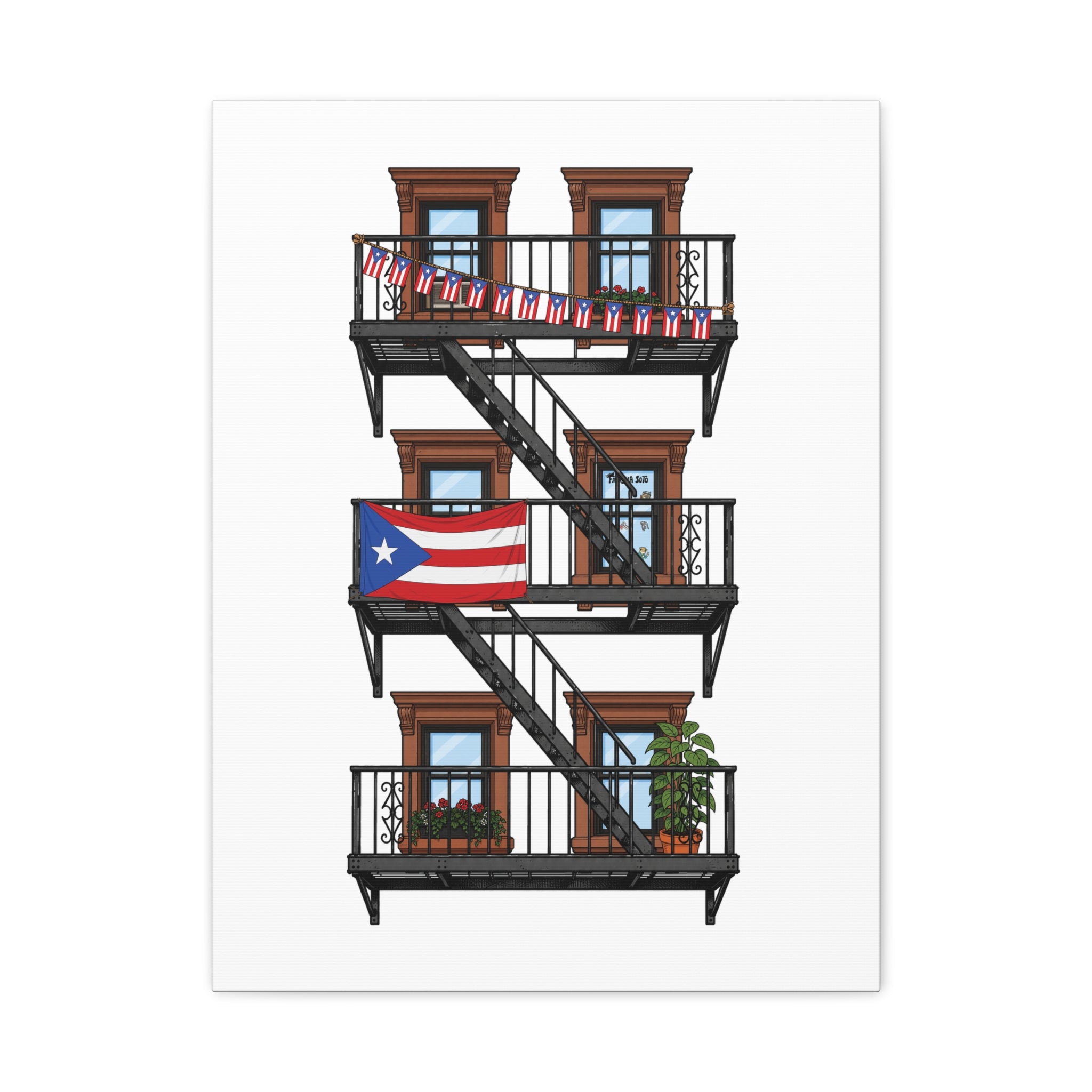 The Fire Escape | Canvas