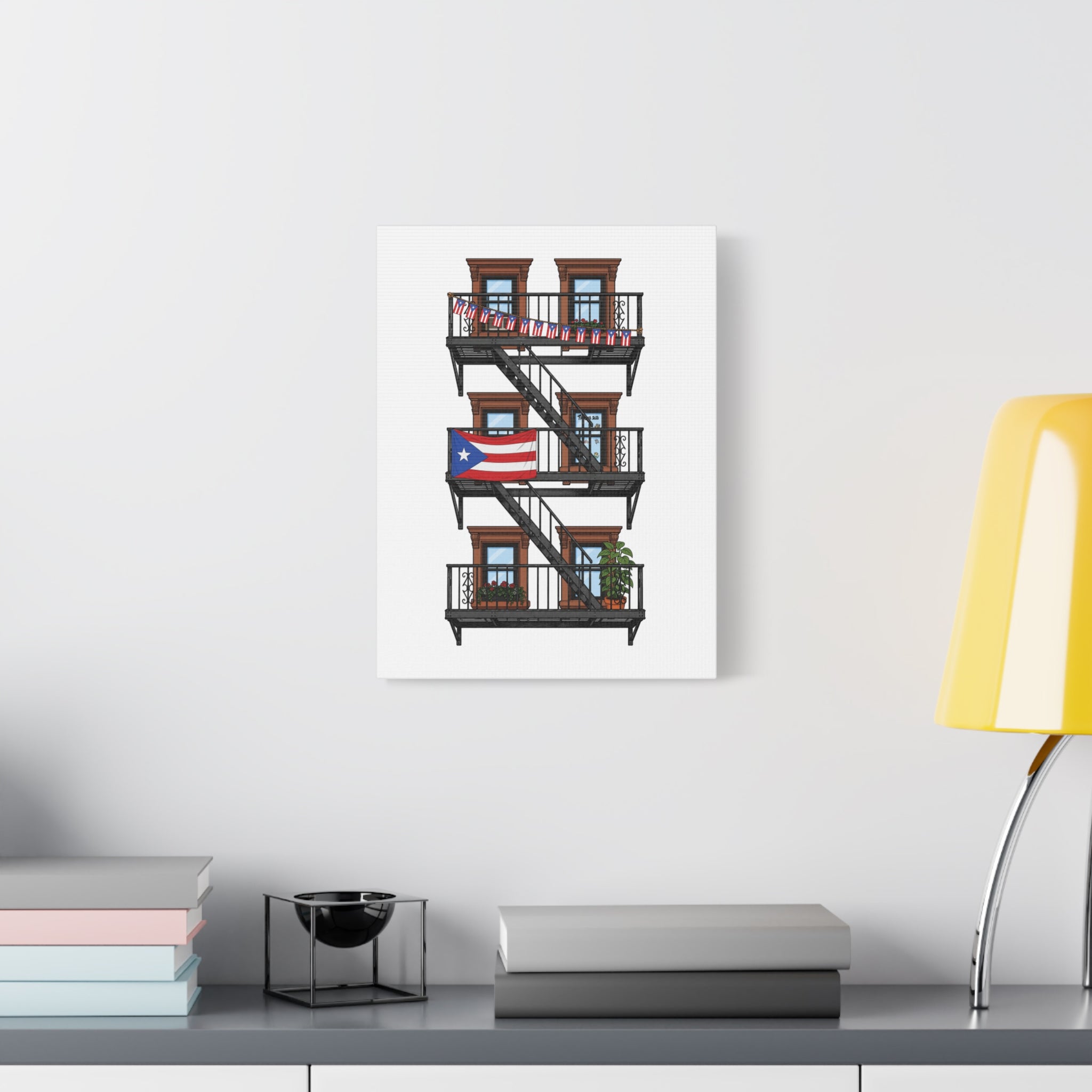 The Fire Escape | Canvas