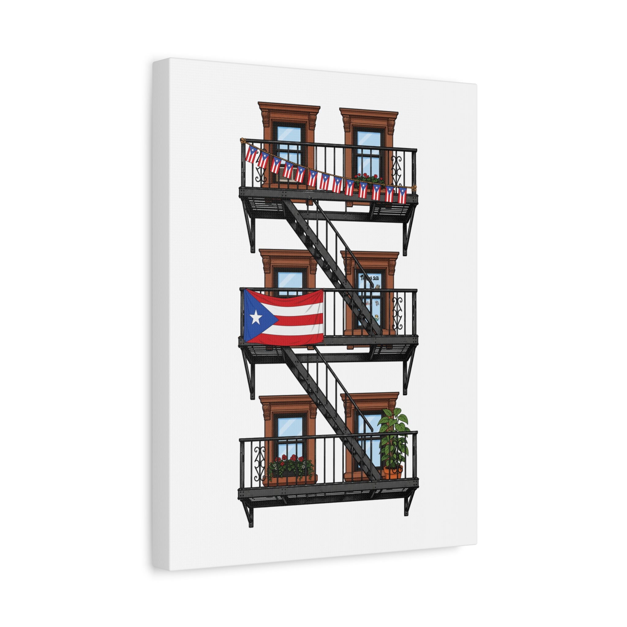 The Fire Escape | Canvas