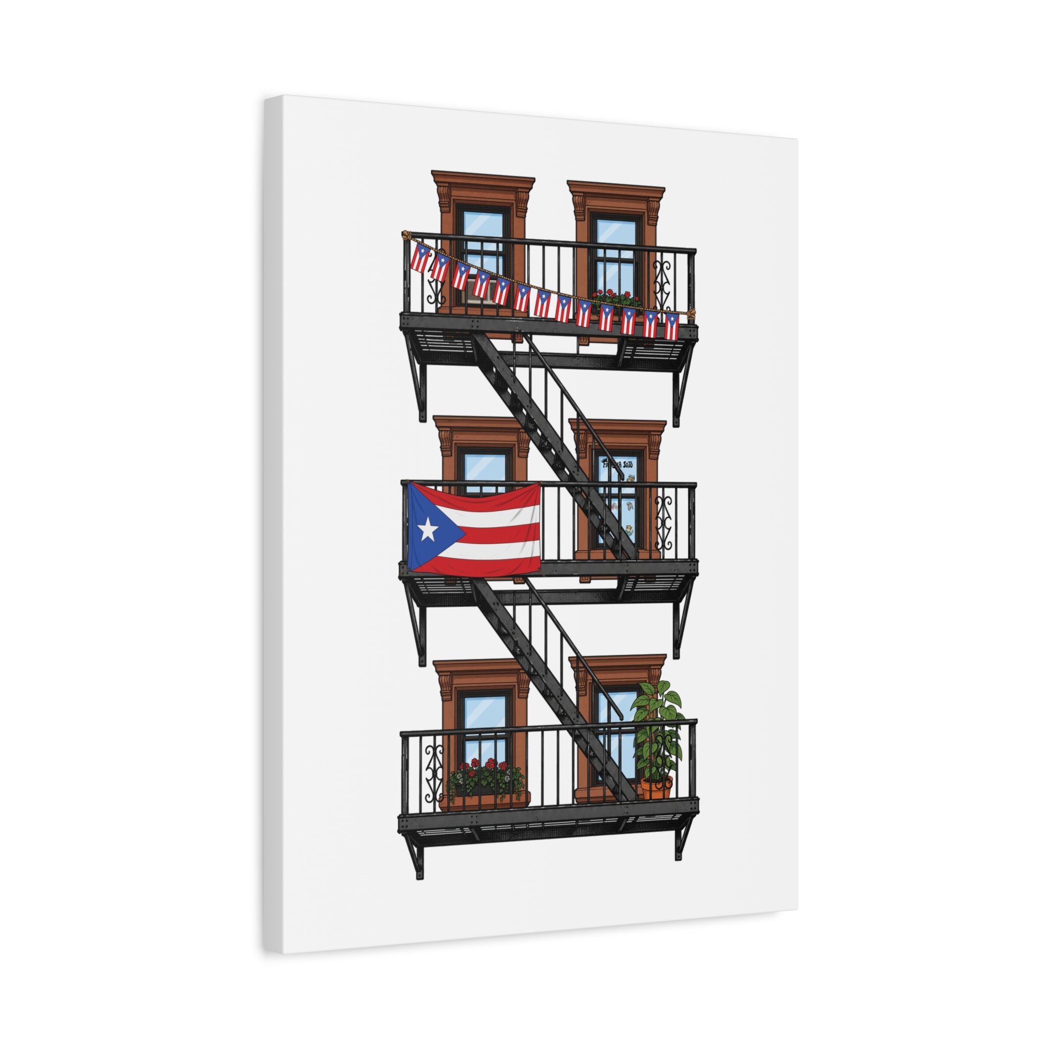 The Fire Escape | Canvas
