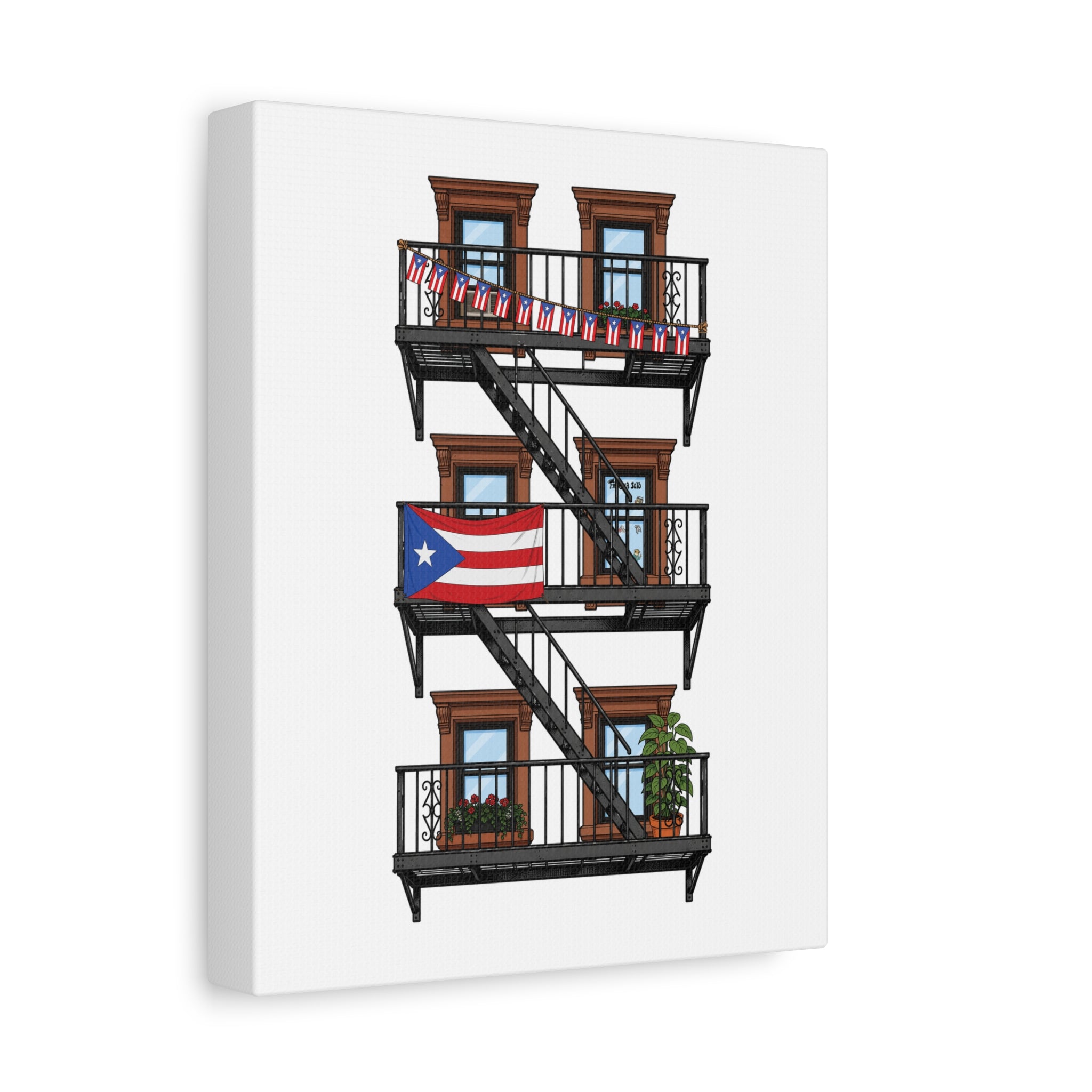 The Fire Escape | Canvas